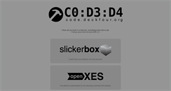 Desktop Screenshot of code.deckfour.org